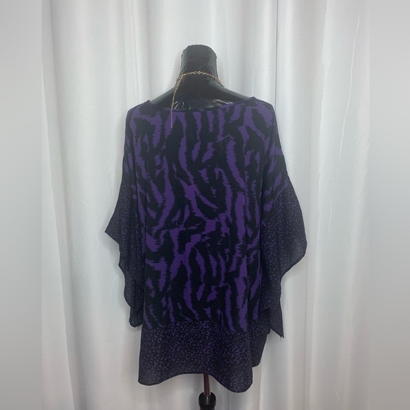 DEX Purple Kimono style top - Picture 4 of 7